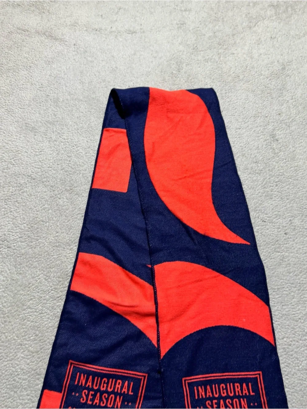 Bay FC Soccer Scarf Adult OS Inaugural Season 2024 Founding Season Ticket Member